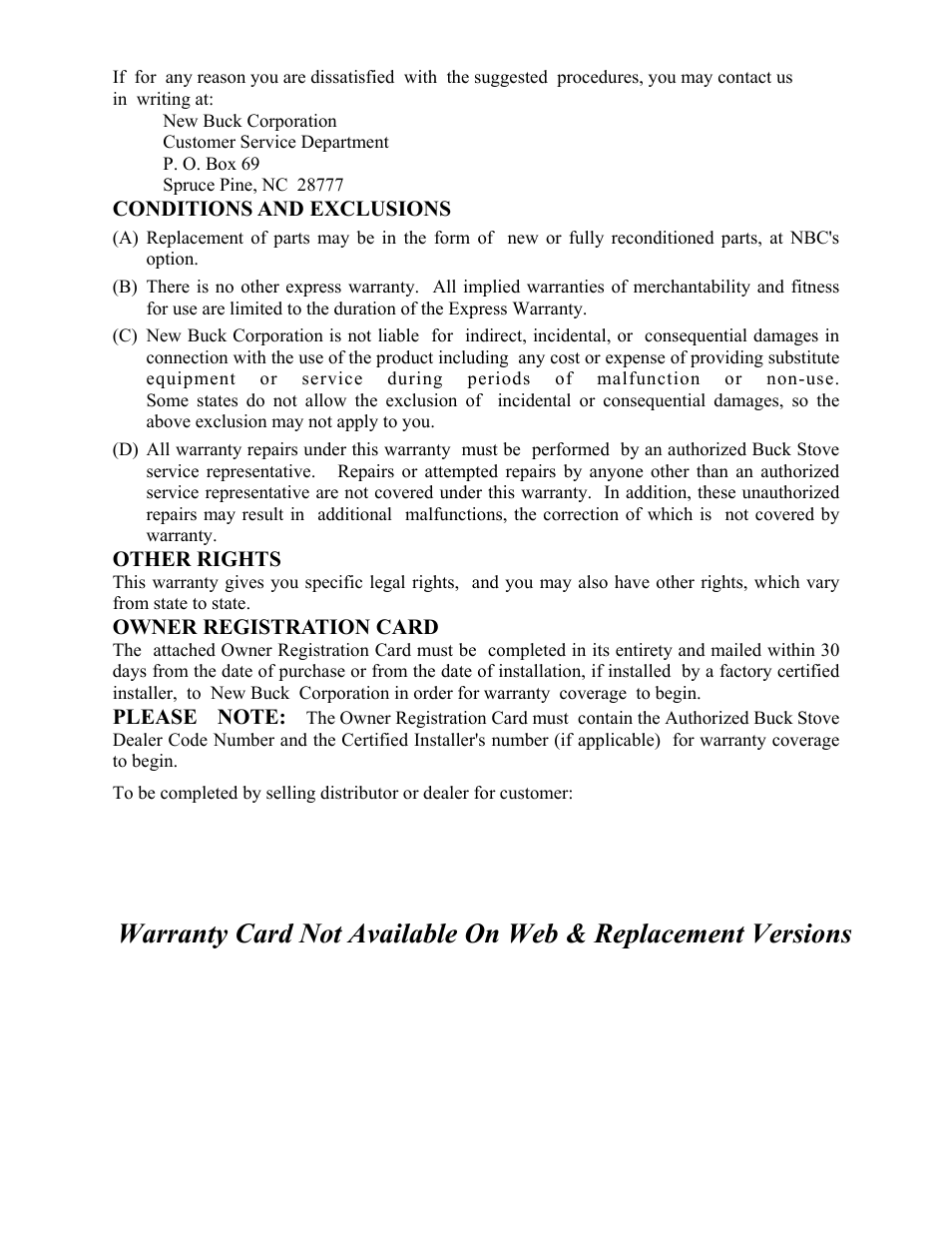 New Buck Corporation 81 User Manual | Page 39 / 39
