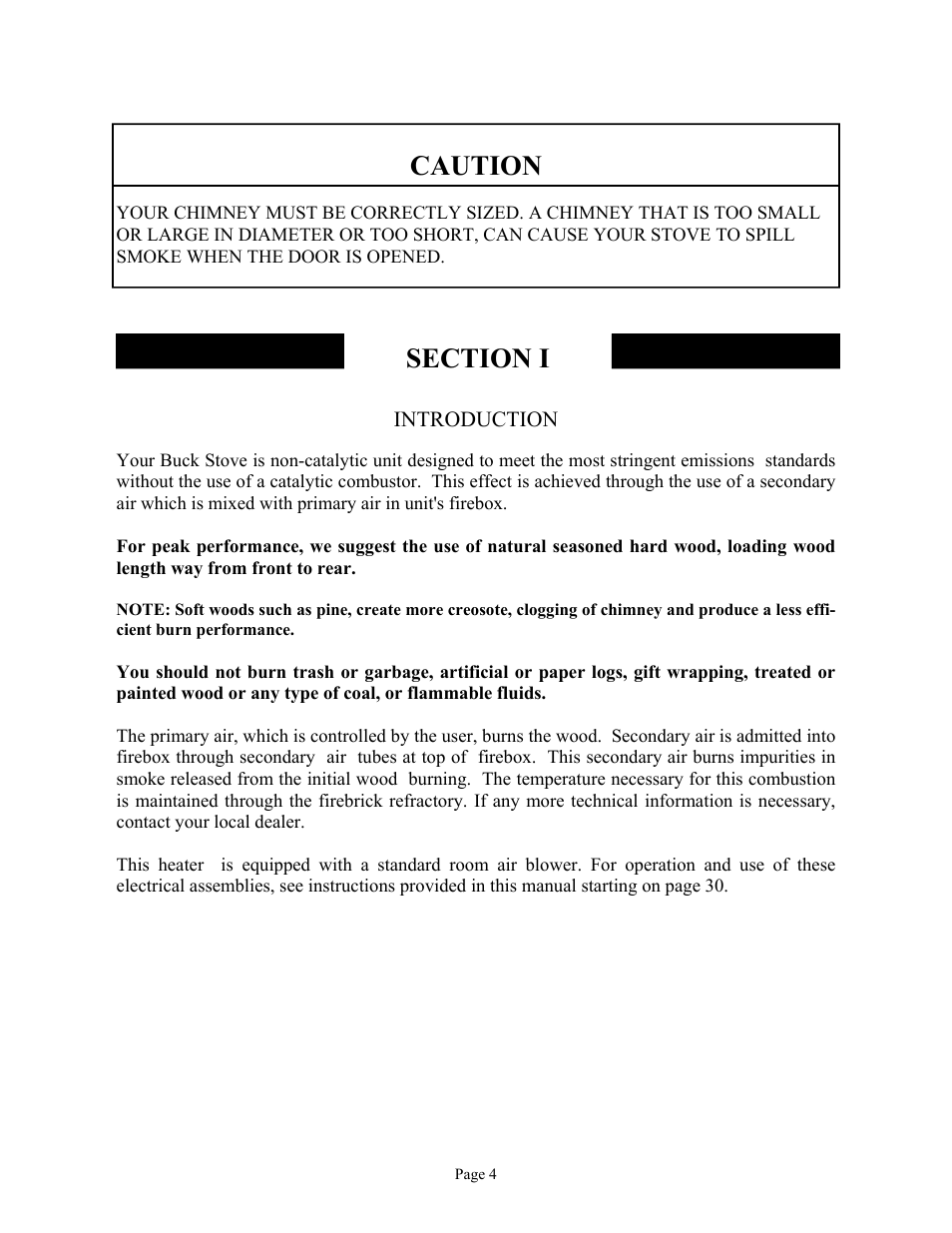 Caution | New Buck Corporation 81 User Manual | Page 6 / 39