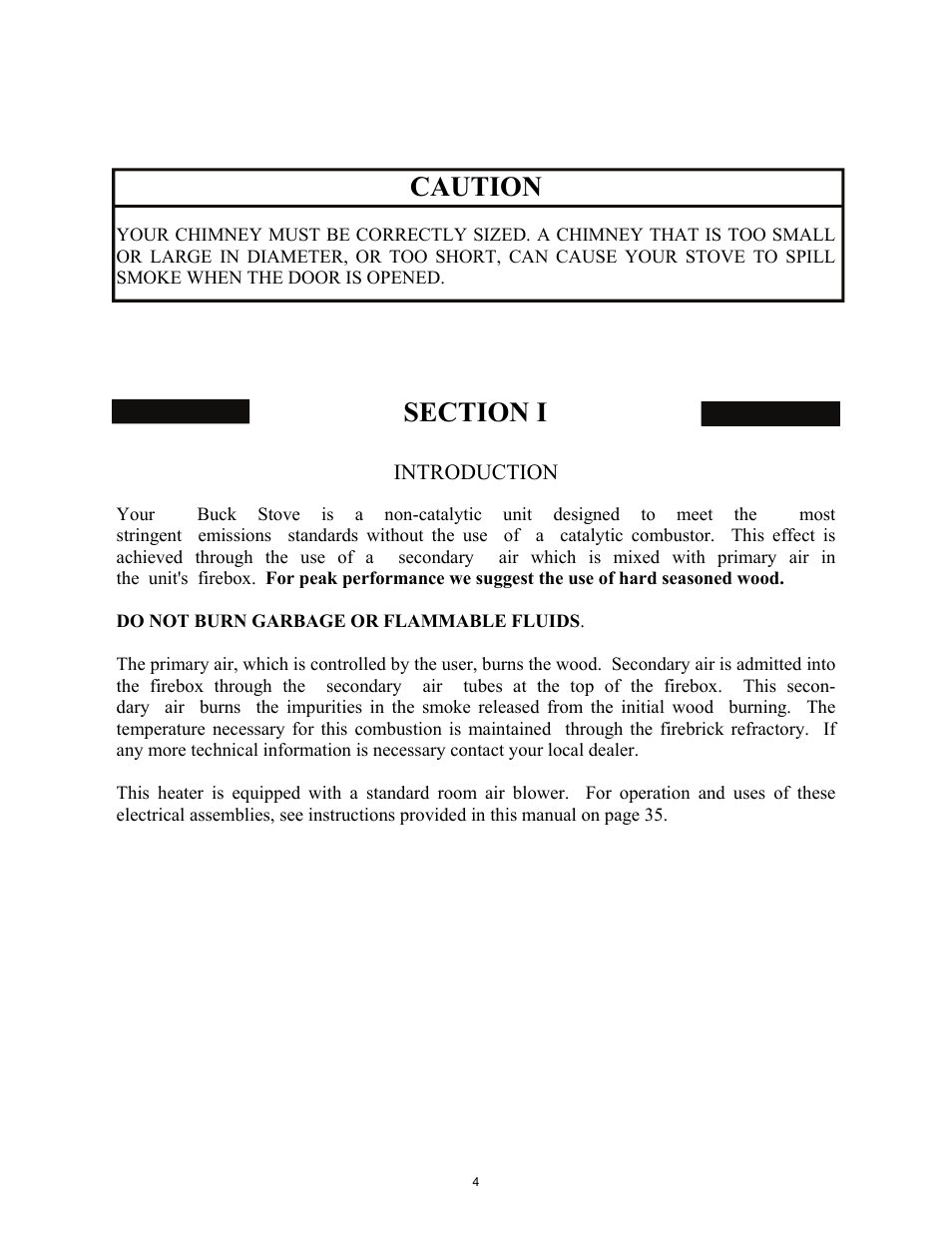 Caution | New Buck Corporation 18 User Manual | Page 6 / 43