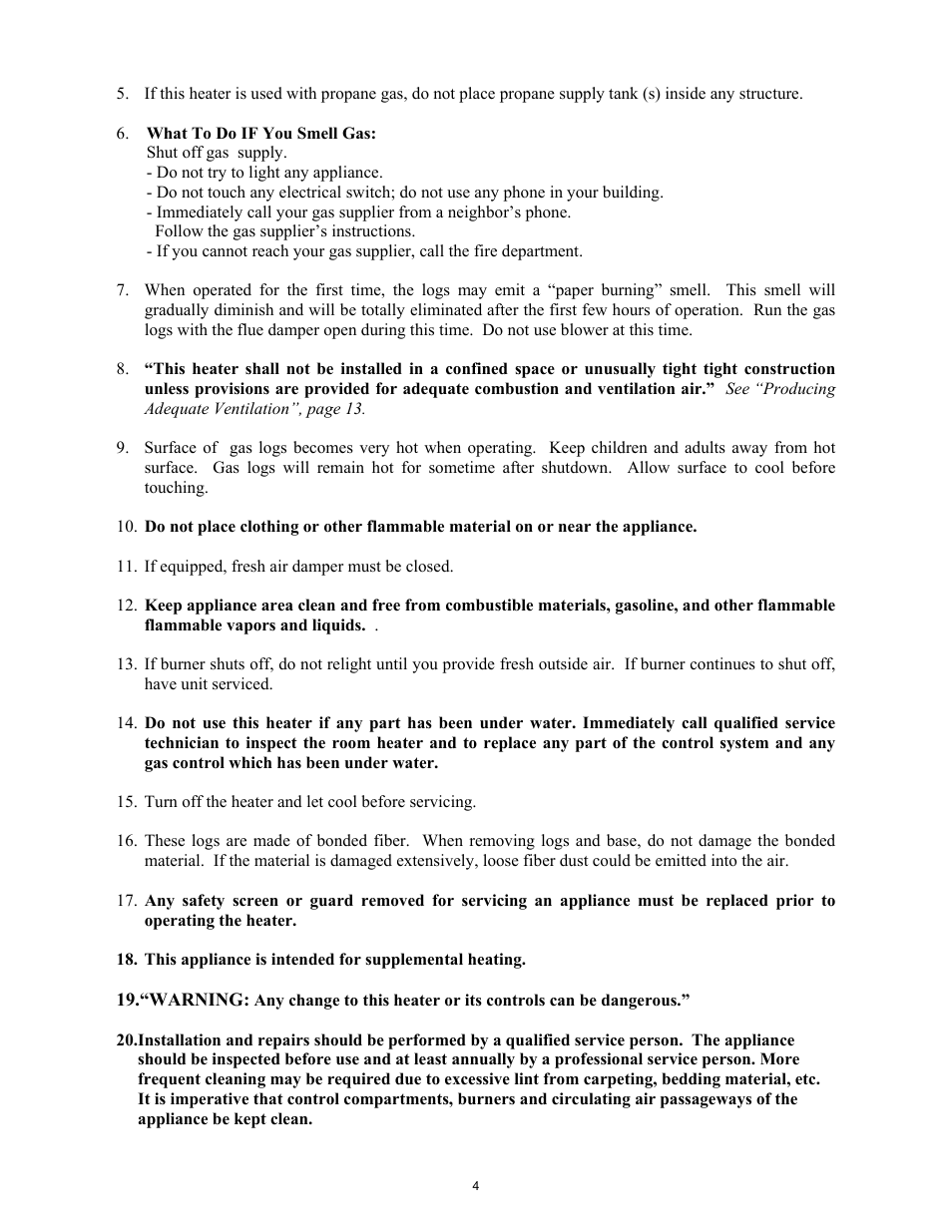 New Buck Corporation 1110 User Manual | Page 6 / 43