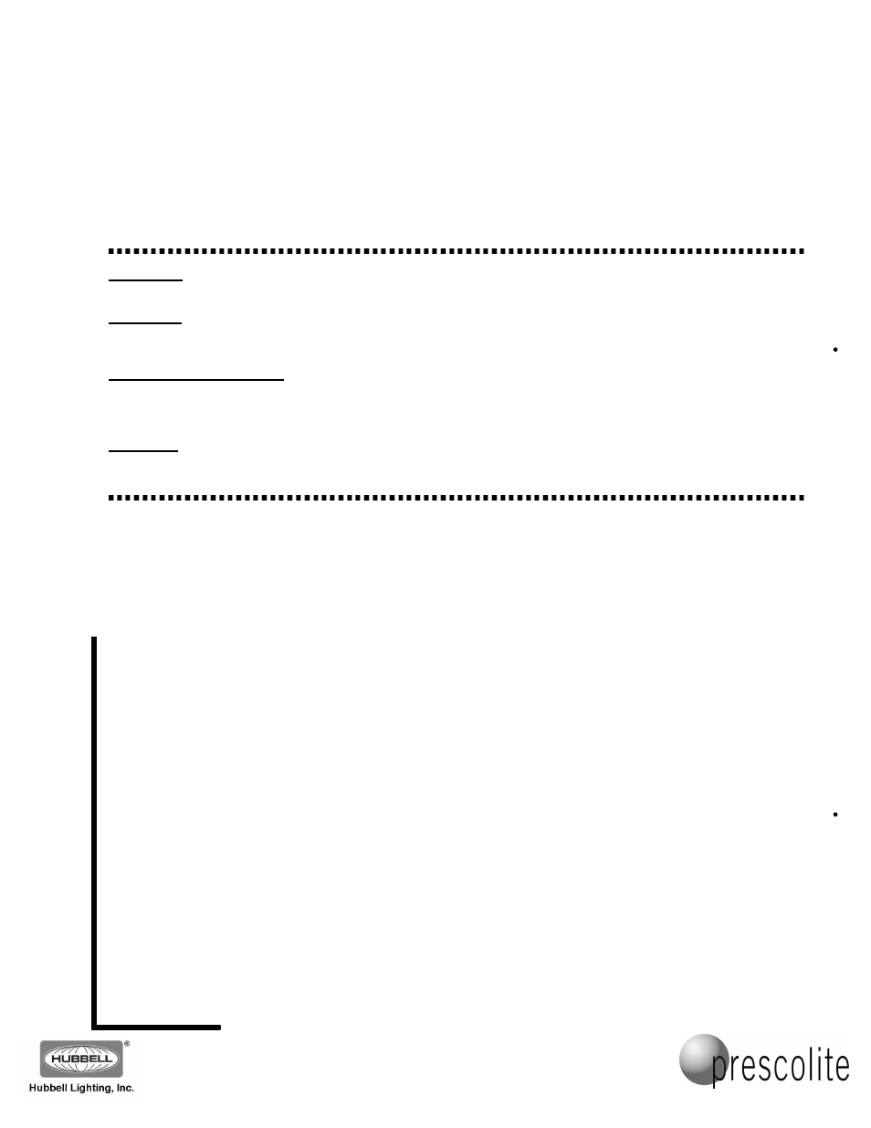 Prescolite BX4-12 User Manual | 2 pages