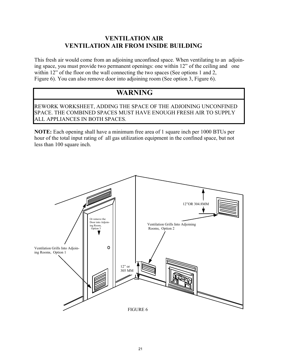 Warning | New Buck Corporation CR8T User Manual | Page 25 / 39