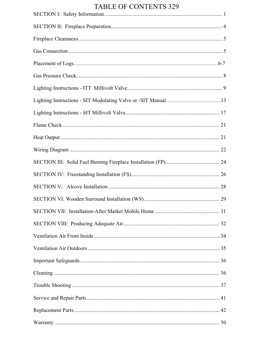 Table of contents 329 | New Buck Corporation 329 User Manual | Page 3 / 55