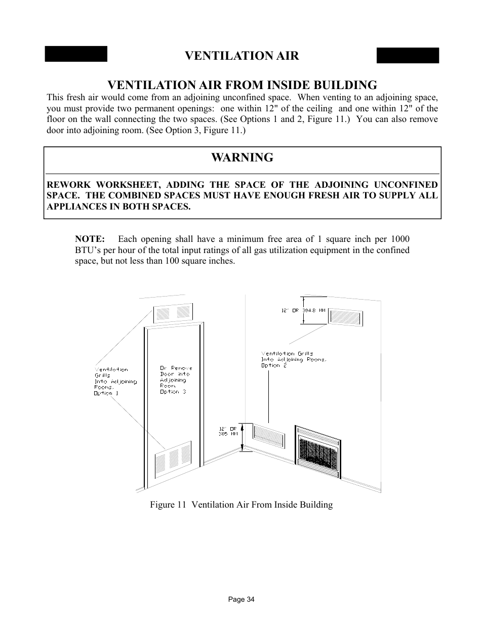 Warning | New Buck Corporation 329 User Manual | Page 38 / 55