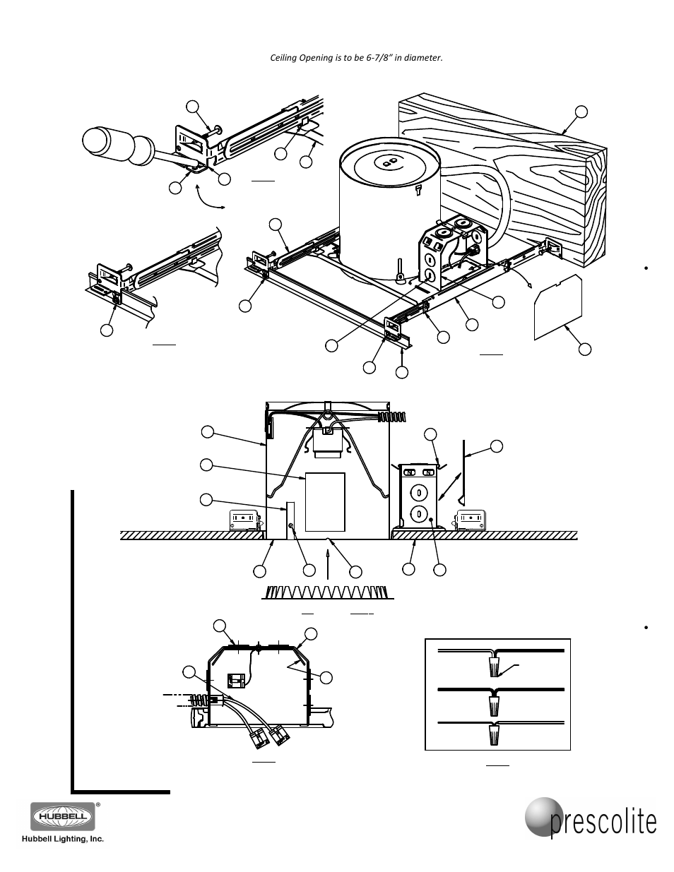 Sh e e t, 8 8 8 .p r s .4 t e c | Prescolite DBXQC_new User Manual | Page 2 / 2
