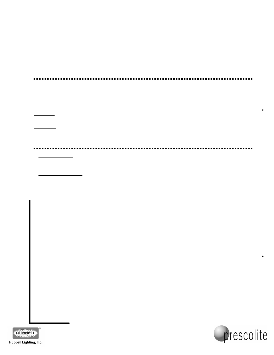 Prescolite IBXHW User Manual | 2 pages