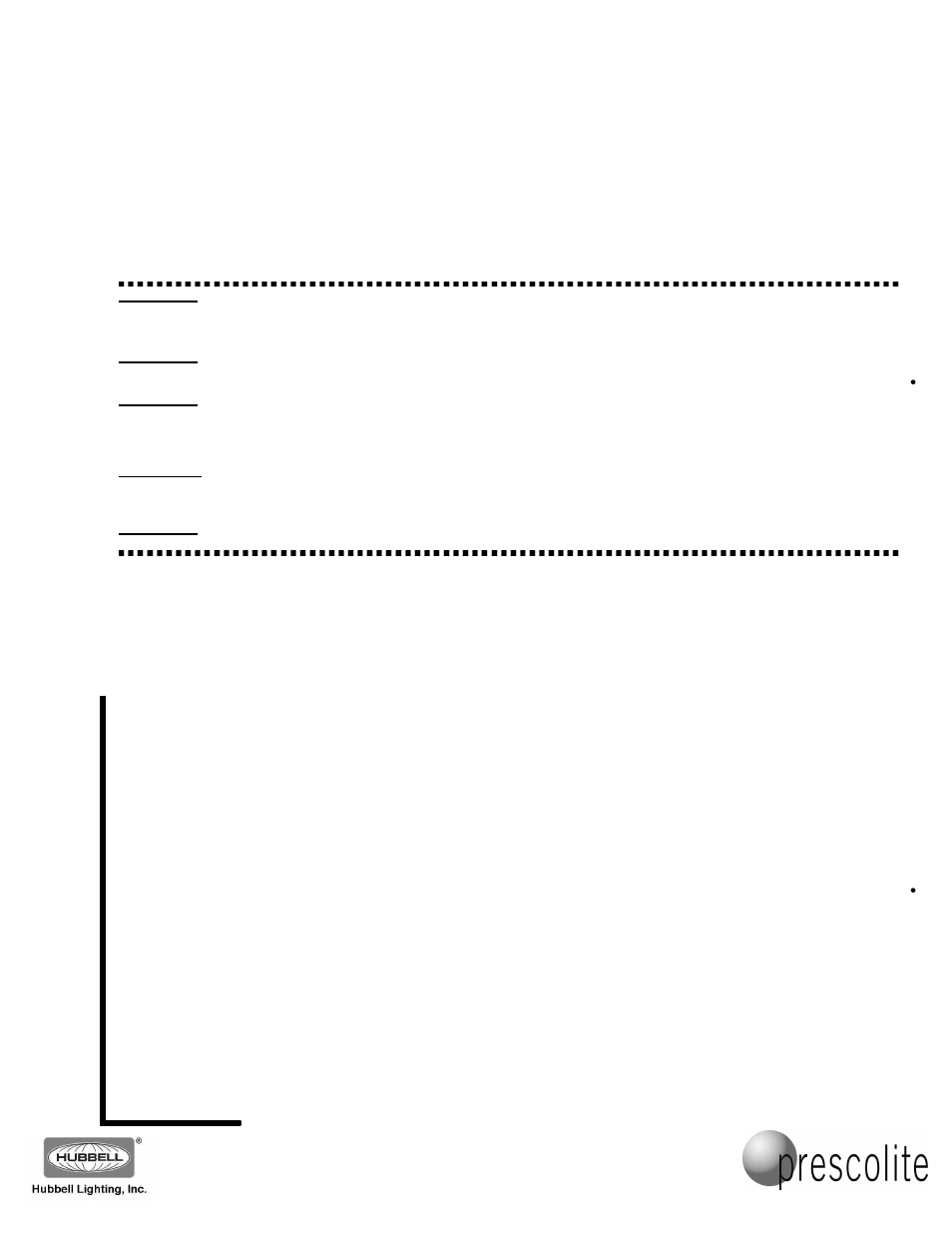 Prescolite SCIBX User Manual | 2 pages