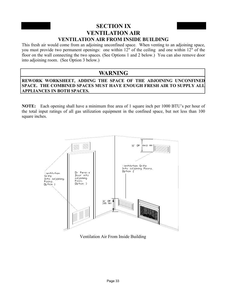 Warning | New Buck Corporation 384 User Manual | Page 37 / 54