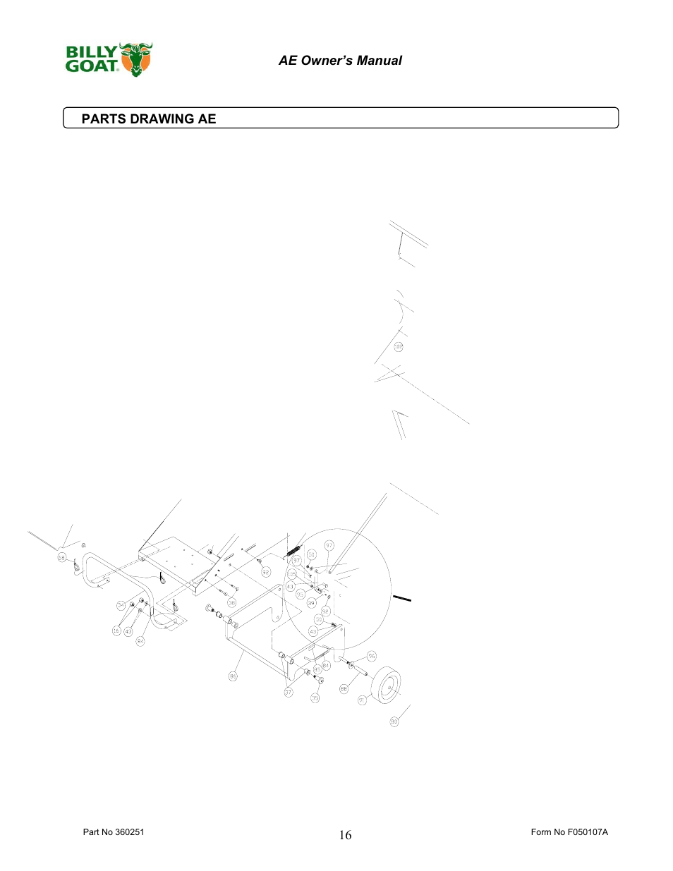 Billy Goat AE400H User Manual | Page 16 / 20