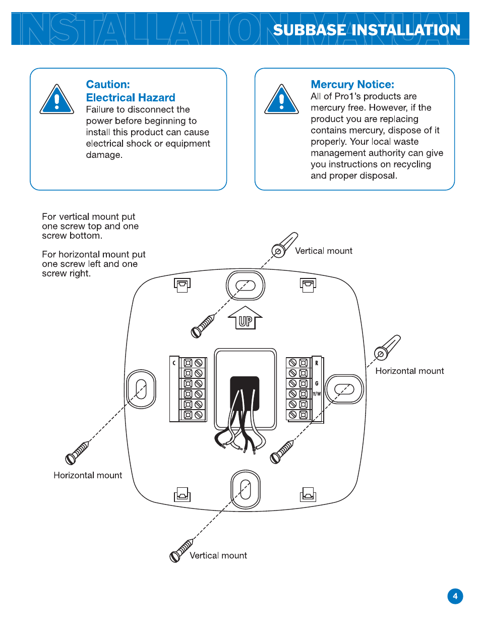 Pro1 T771 Installation manual User Manual | Page 4 / 9