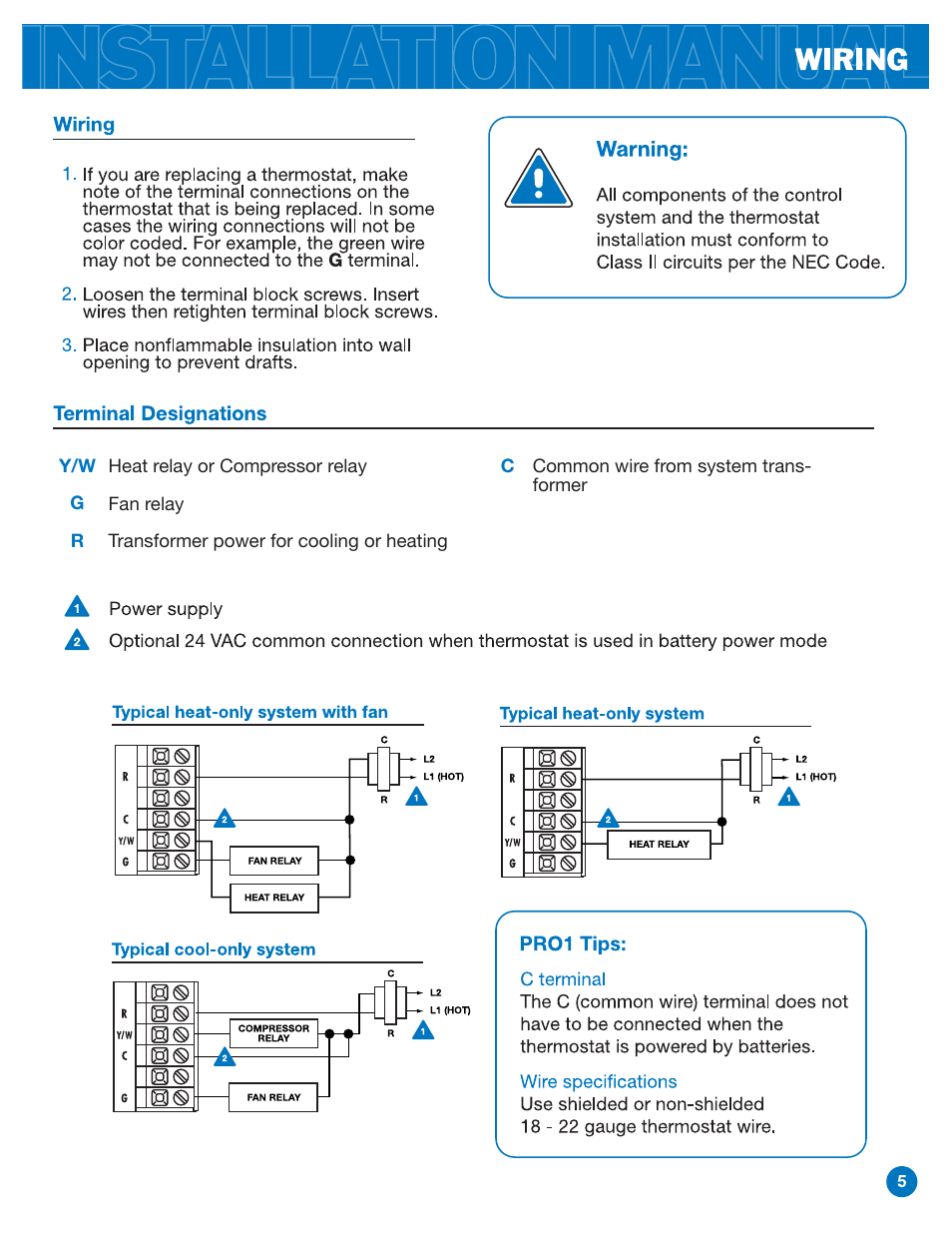 Pro1 T771 Installation manual User Manual | Page 5 / 9