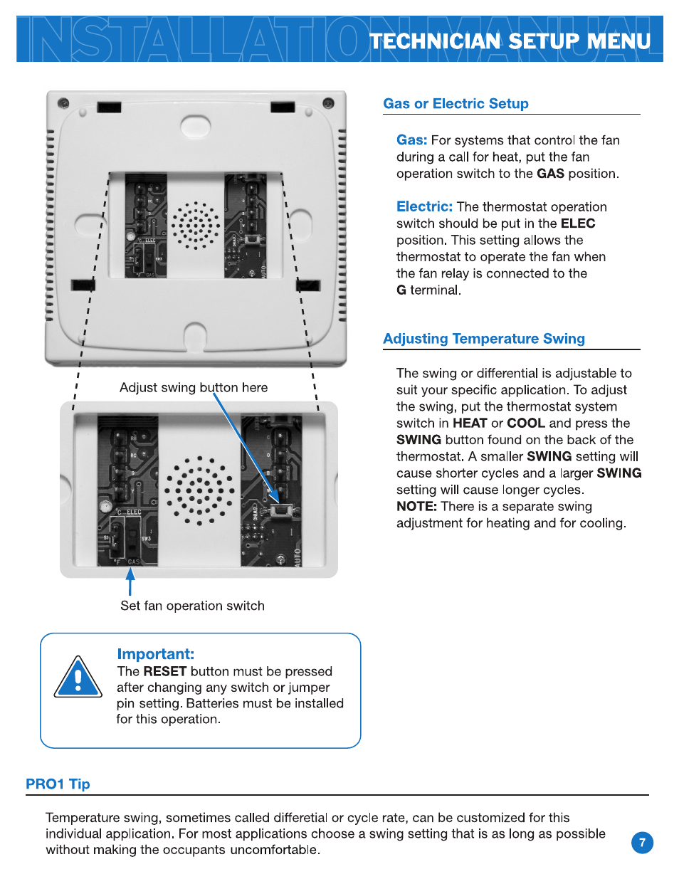 Pro1 T601 Installation manual User Manual | Page 7 / 9