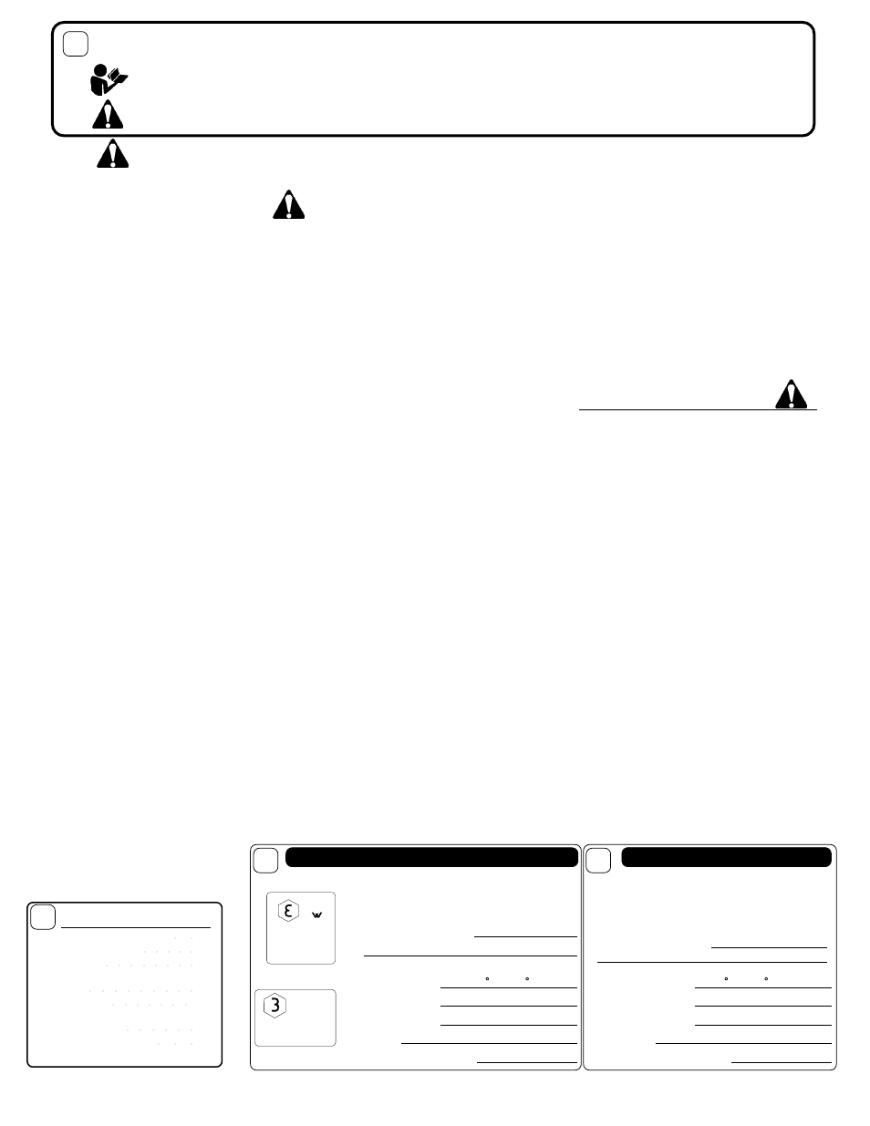 Warning | Billy Goat KD505ICQ User Manual | Page 2 / 8