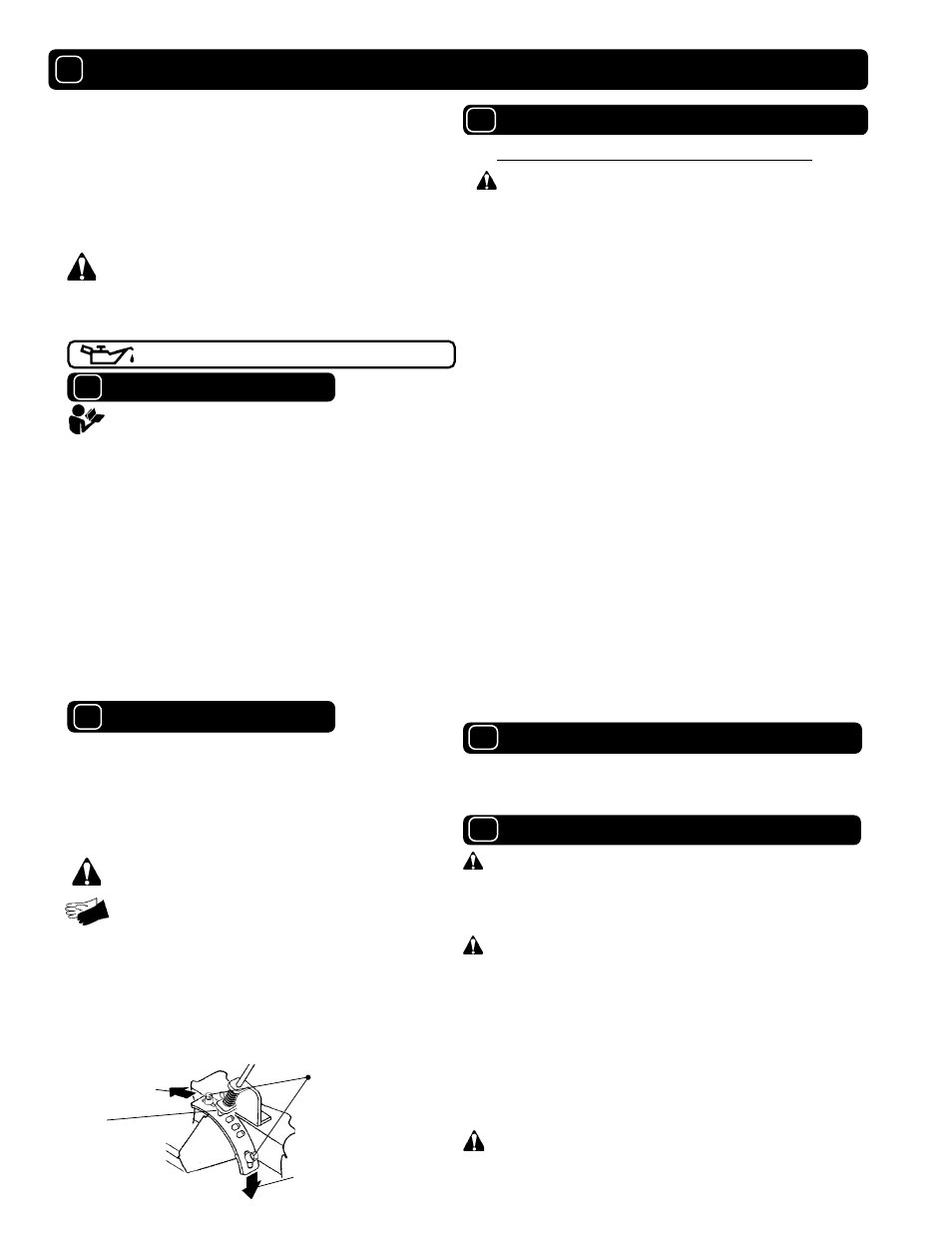 Operation, Starting, Vacuuming operation | Billy Goat KD505ICQ User Manual | Page 5 / 8