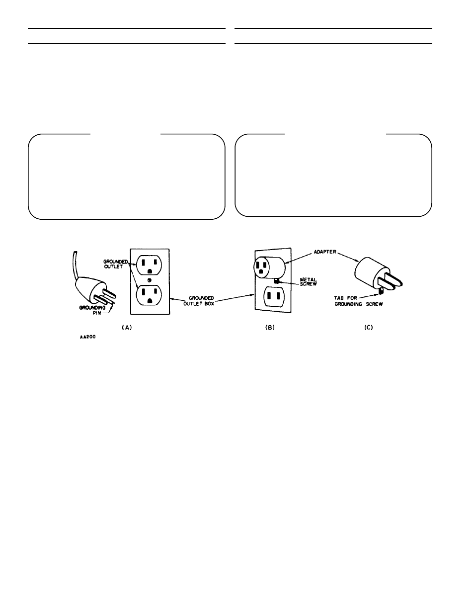 Warning, Avertissement, Instructions visant la mise à la terre | Grounding instructions | Pullman Ermator HEPA VAC 1HP 5GL 86WD TLS 120V (86ASB-5-4C) User Manual | Page 4 / 6