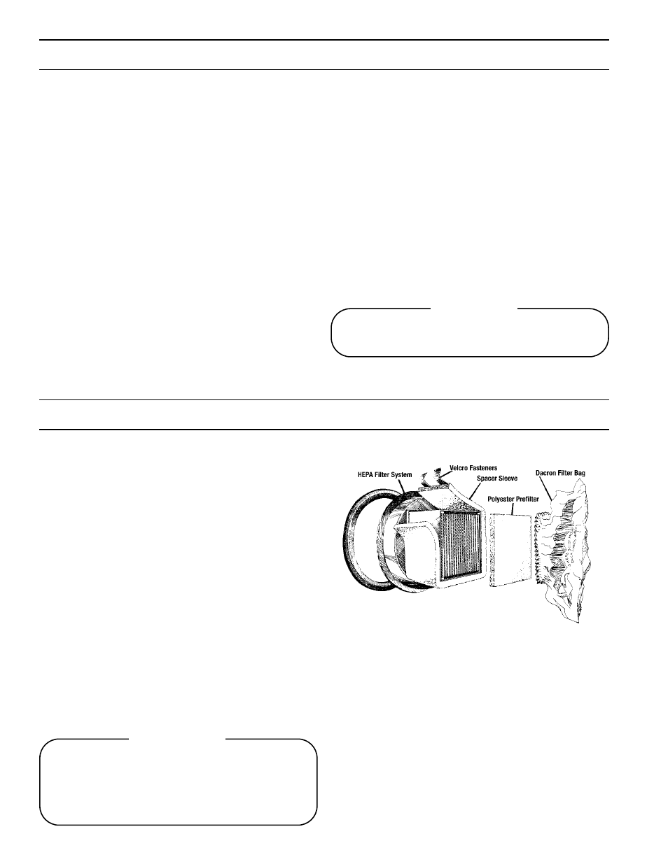 About the machine, Warning, Filter care & maintenance | Pullman Ermator HEPA VAC 1HP 5GL 86WD TLS 120V (86ASB-5-4C) User Manual | Page 5 / 6