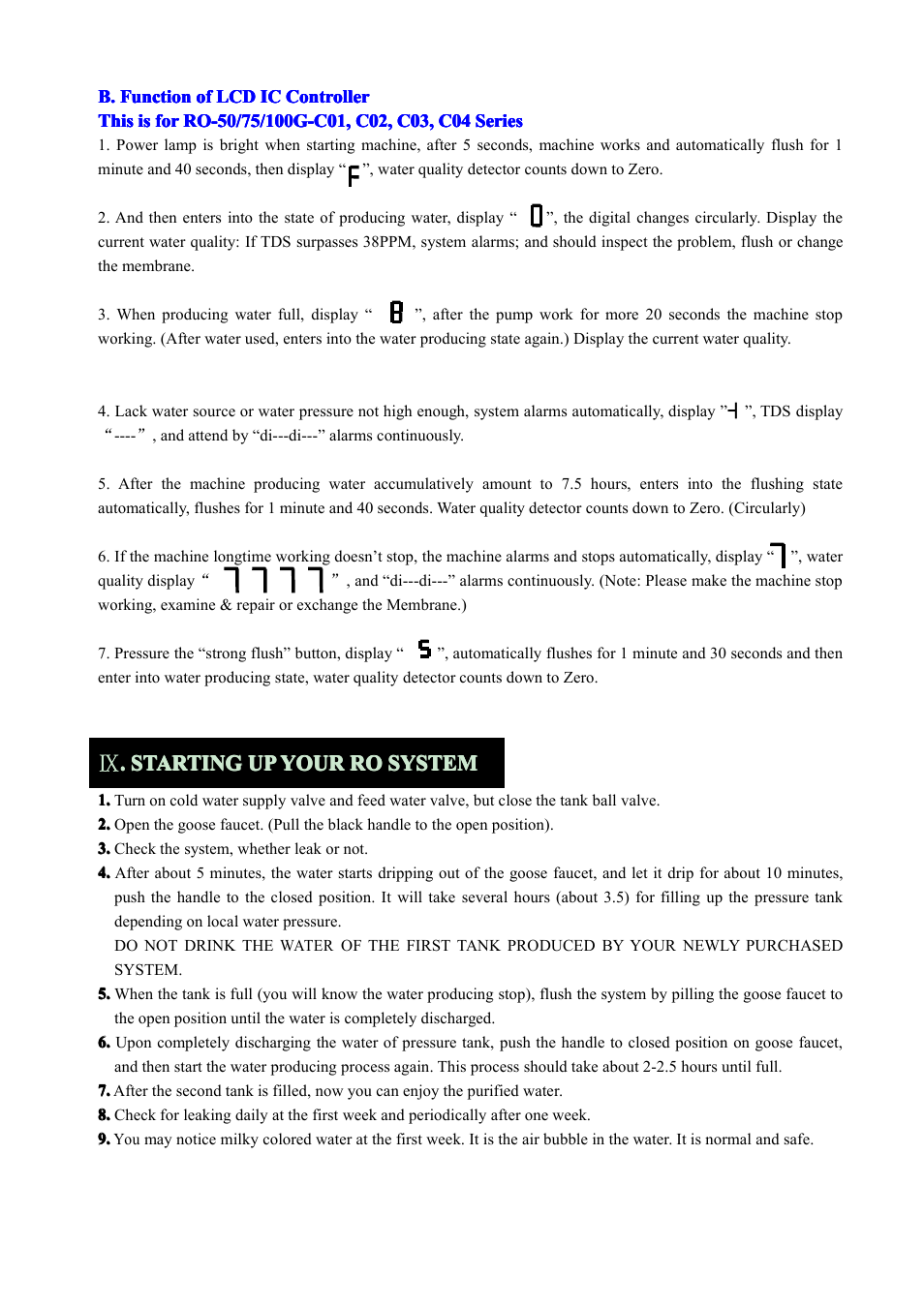 Purenex 6-Stage 75 GPD UV Ultra Violet Reverse Osmosis RO Water System User Manual | Page 10 / 13