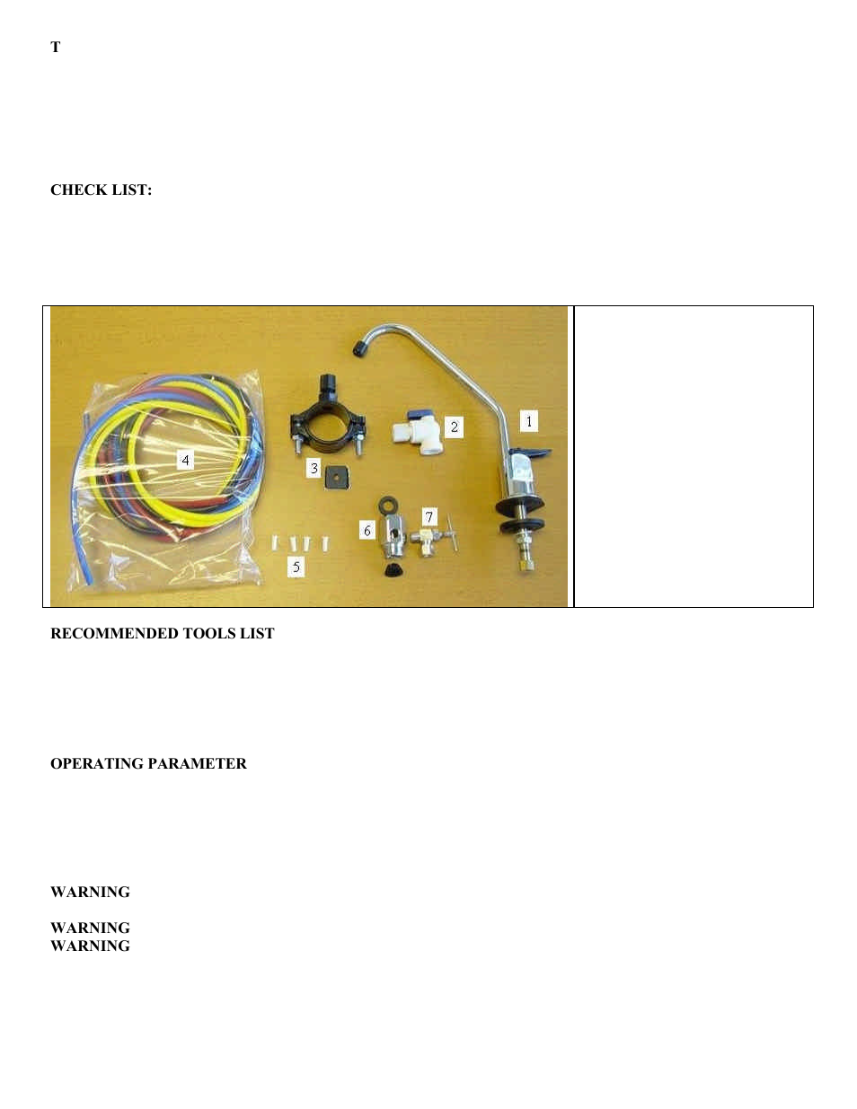 Purenex 7 Stage Reverse Osmosis System 100 GPG Per Day User Manual | Page 3 / 12