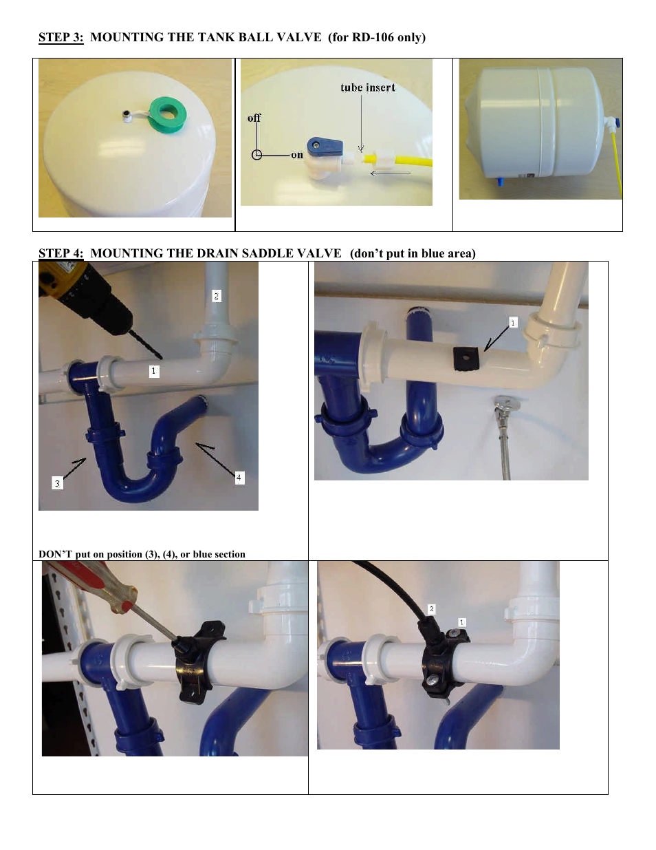 Purenex 7 Stage Reverse Osmosis System 100 GPG Per Day User Manual | Page 8 / 12