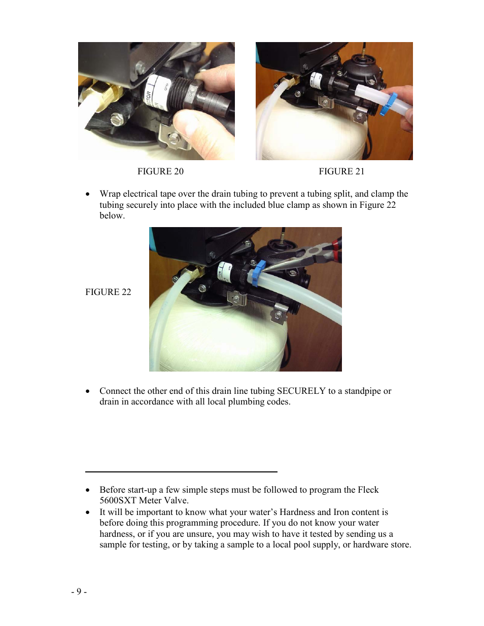 Purenex FLECK 5600SXT METER WATER SOFTENER SYSTEMS User Manual | Page 9 / 15