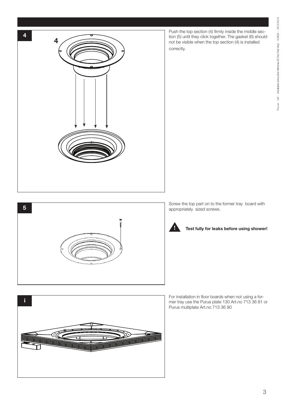 Purus Minimax Two Part-Vinyl User Manual | Page 3 / 4