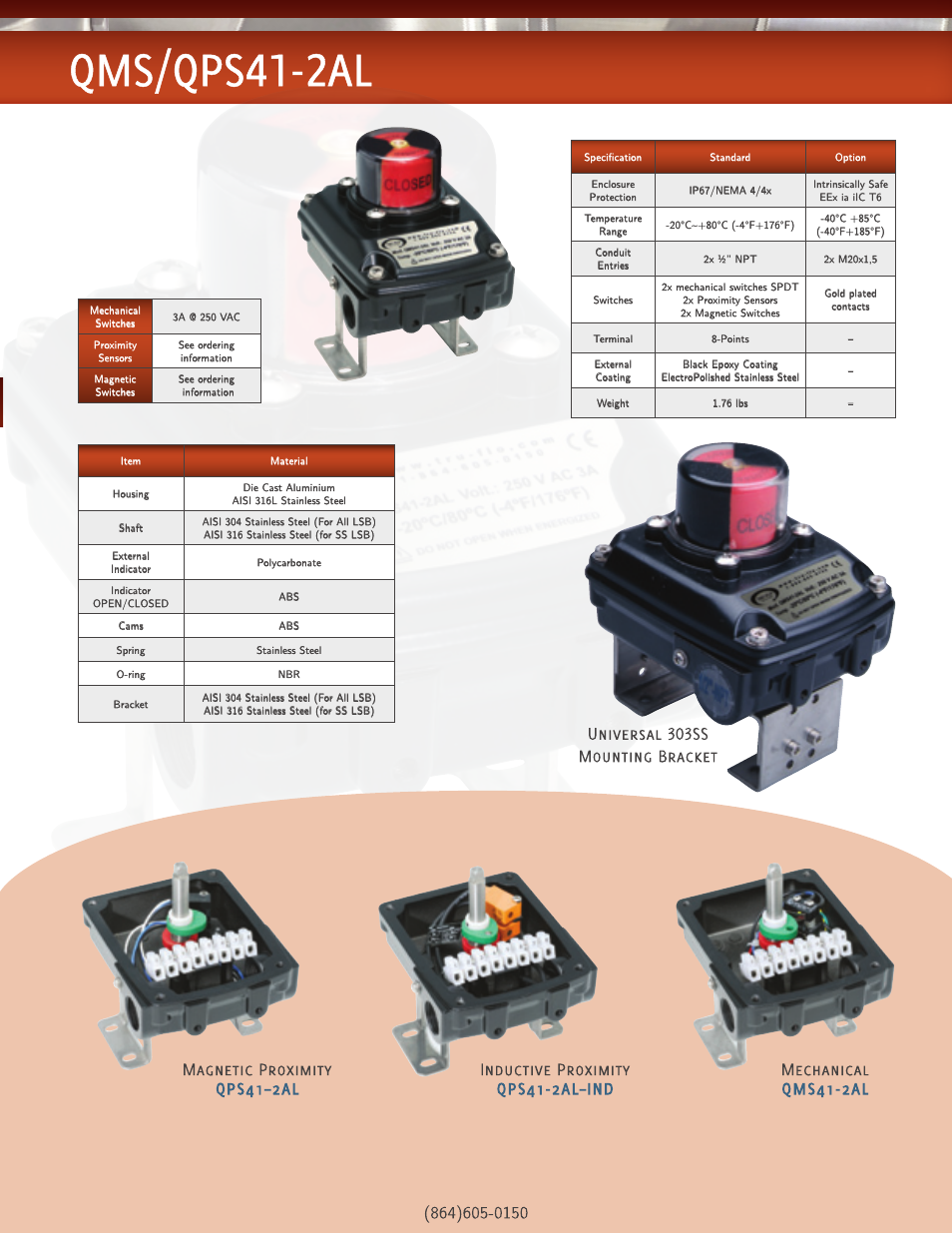 QSM QMS/QPS41-2AL User Manual | 1 page