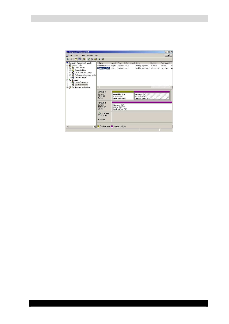 Guardnvr installation manual, Version 4.4 series, Computer management screen | Quadrox QGuard Installation Manual User Manual | Page 45 / 81