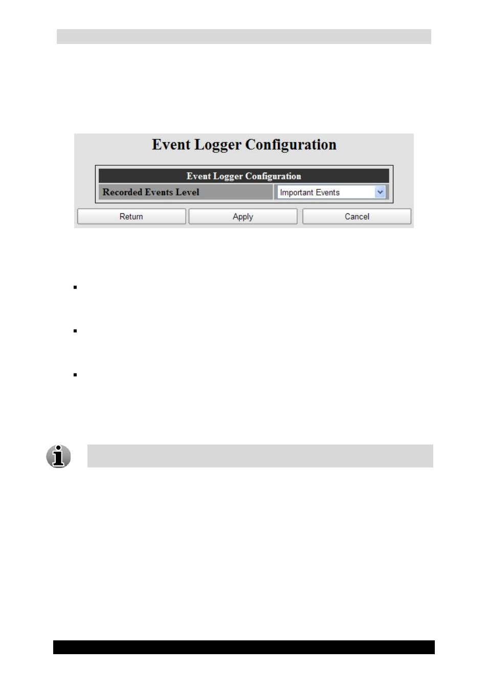 2 event logger configuration, Qguard user manual | Quadrox QGuard User Manual User Manual | Page 113 / 171