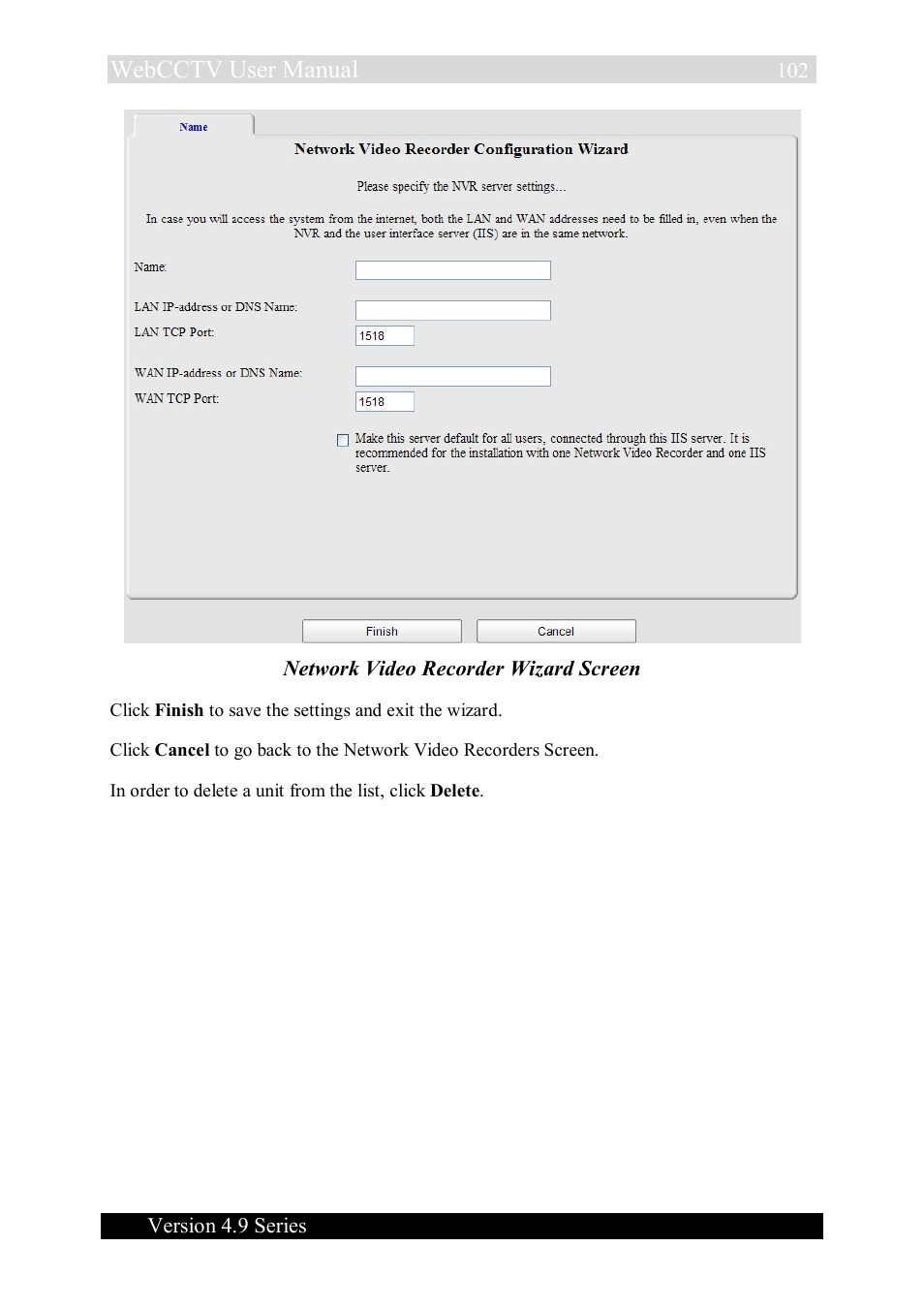 Webcctv user manual | Quadrox WebCCTV User Manual User Manual | Page 102 / 170