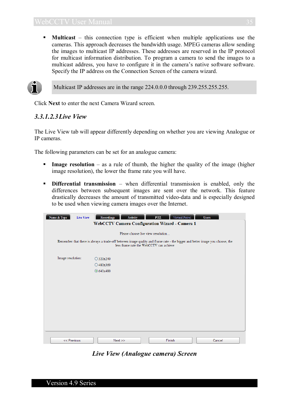 Webcctv user manual | Quadrox WebCCTV User Manual User Manual | Page 35 / 170