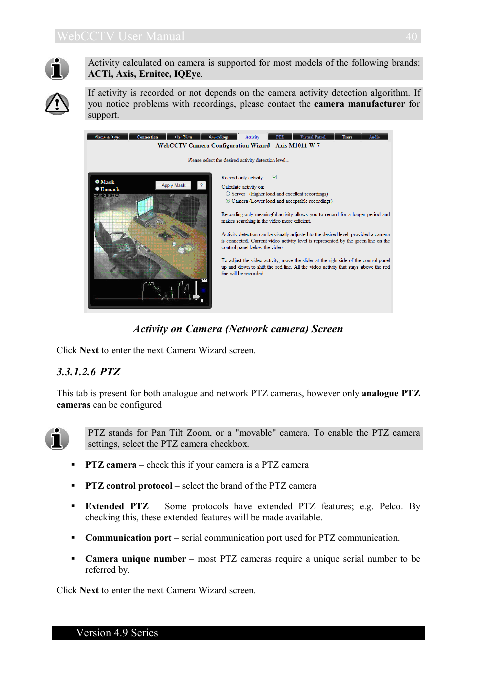 Webcctv user manual | Quadrox WebCCTV User Manual User Manual | Page 40 / 170