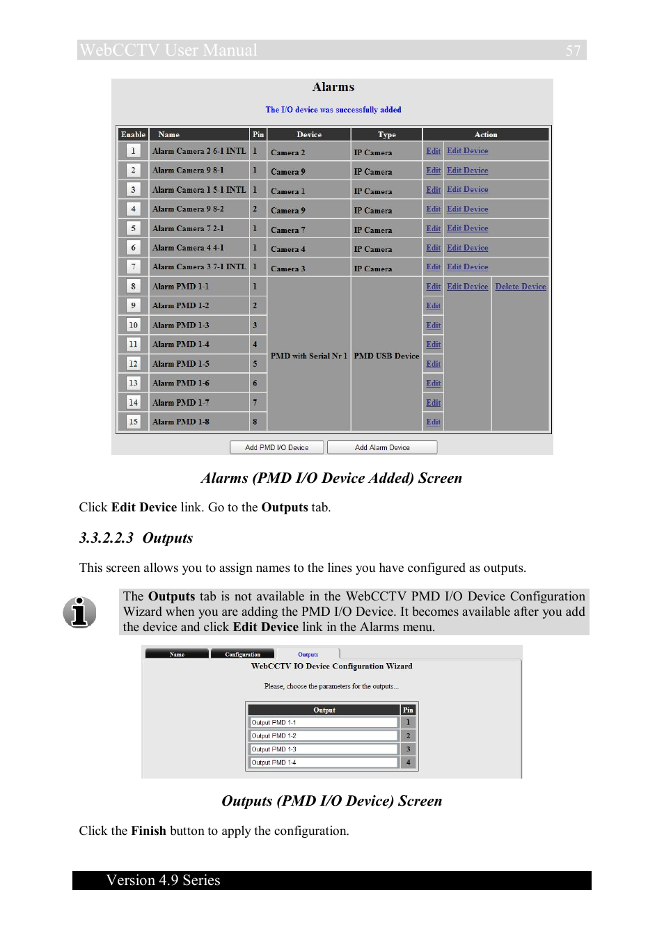 Webcctv user manual | Quadrox WebCCTV User Manual User Manual | Page 57 / 170