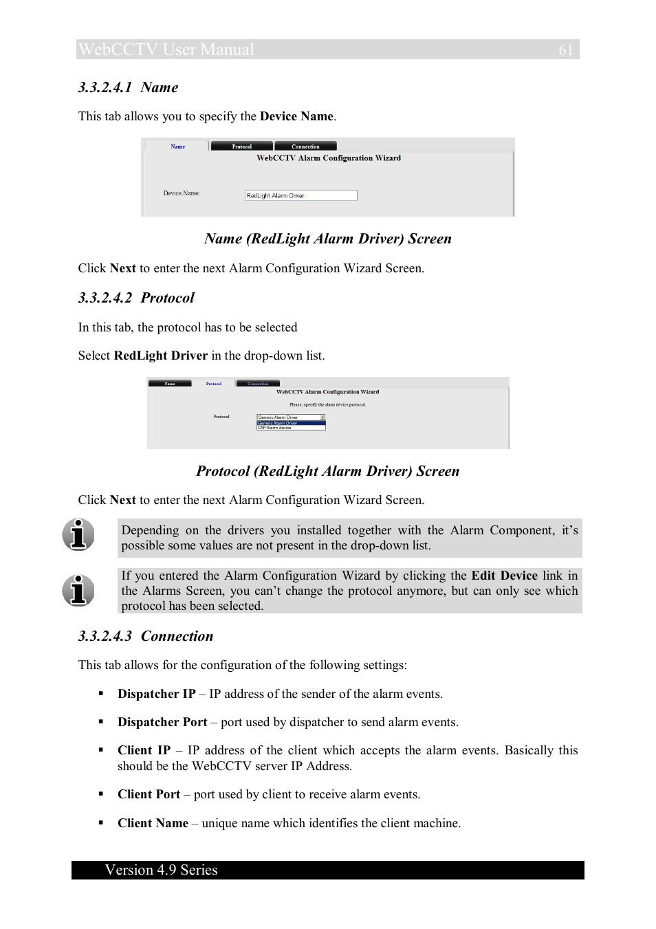 Webcctv user manual | Quadrox WebCCTV User Manual User Manual | Page 61 / 170