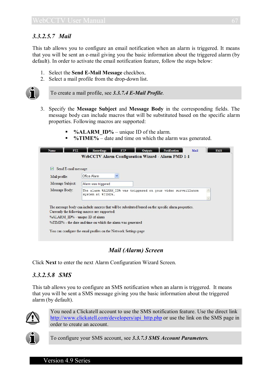 Webcctv user manual | Quadrox WebCCTV User Manual User Manual | Page 67 / 170