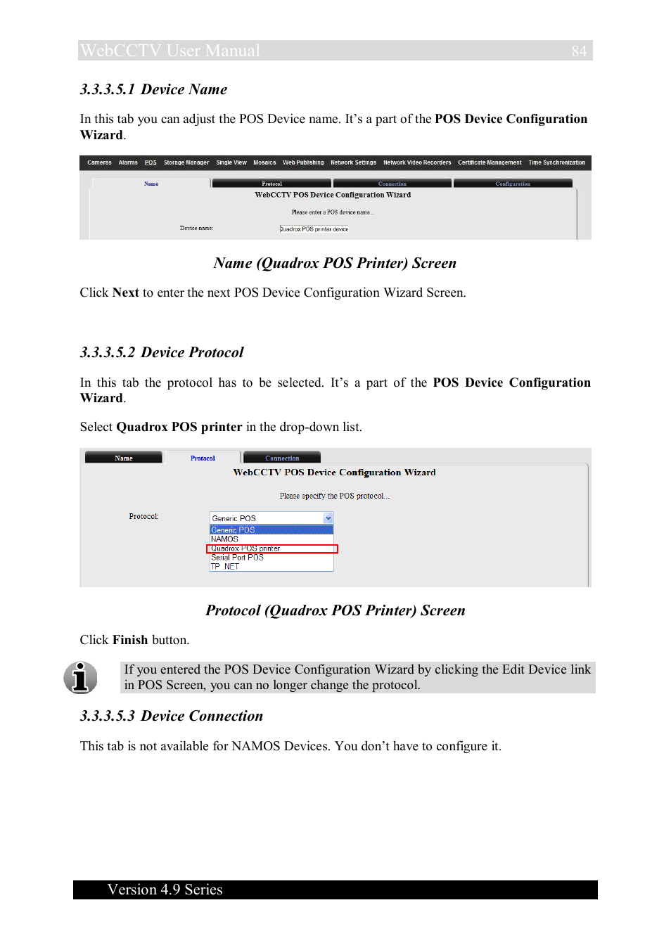 Webcctv user manual | Quadrox WebCCTV User Manual User Manual | Page 84 / 170