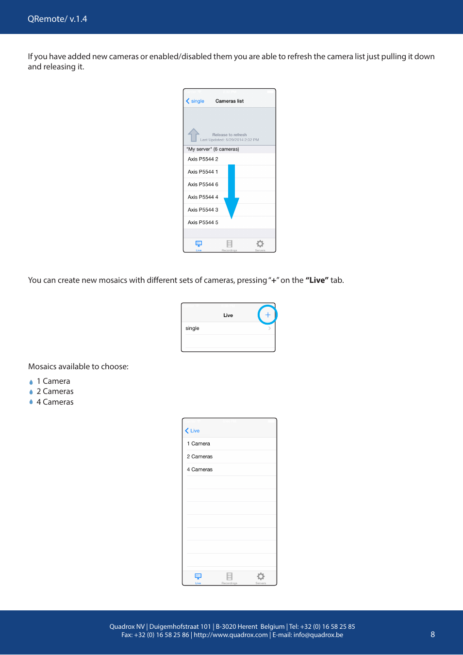 Quadrox Mobile User Manual | Page 8 / 10