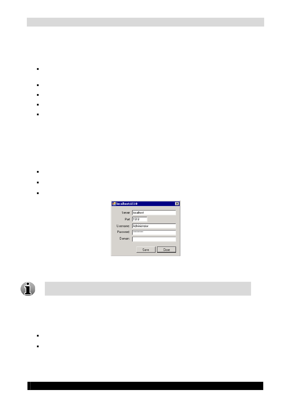 1 add server, 2 edit server, 2 delete server | Count!guard manual 33 | Quadrox Count-Guard User Manual User Manual | Page 33 / 48