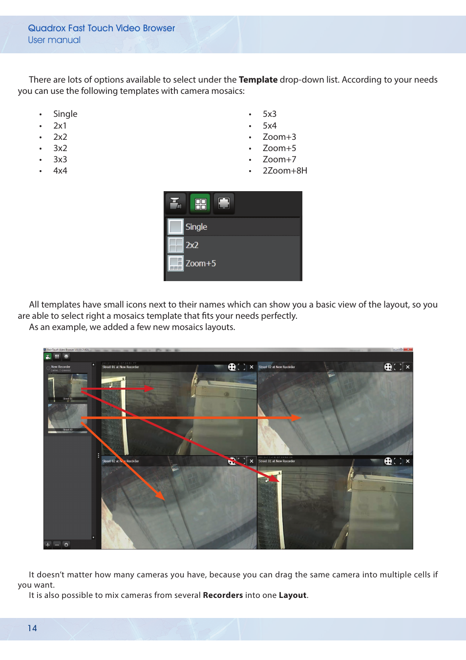 Quadrox Fast-Touch Video Browser User Manual | Page 14 / 21