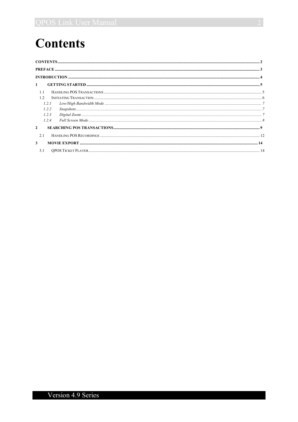 Quadrox QPOS Link User Manual | Page 2 / 16