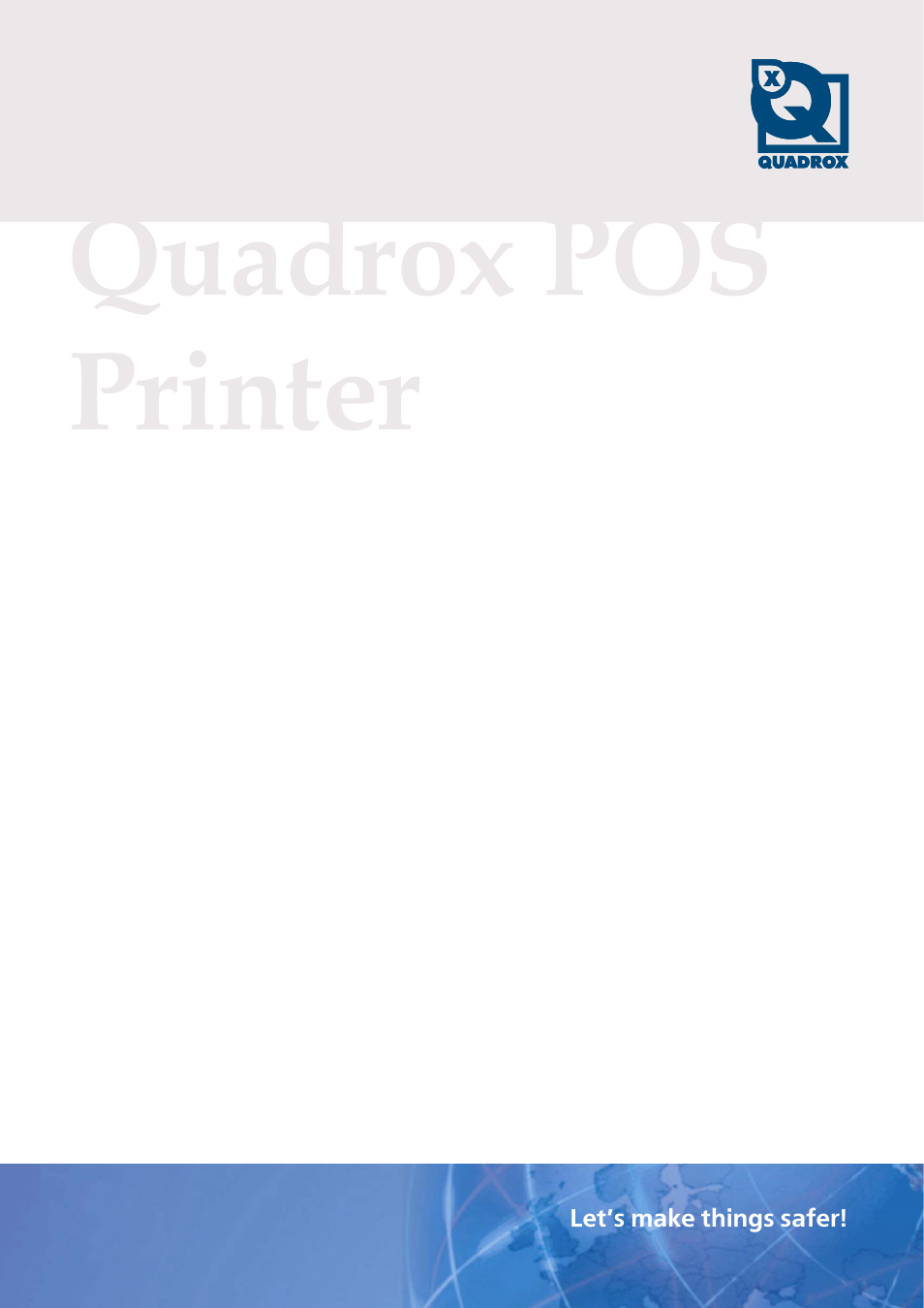 Quadrox POS Printer User Manual | 27 pages