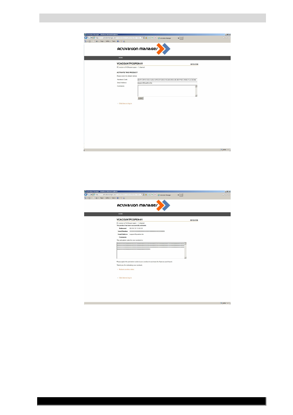 Vca installation and configuration manual | Quadrox VCA User Manual | Page 8 / 16