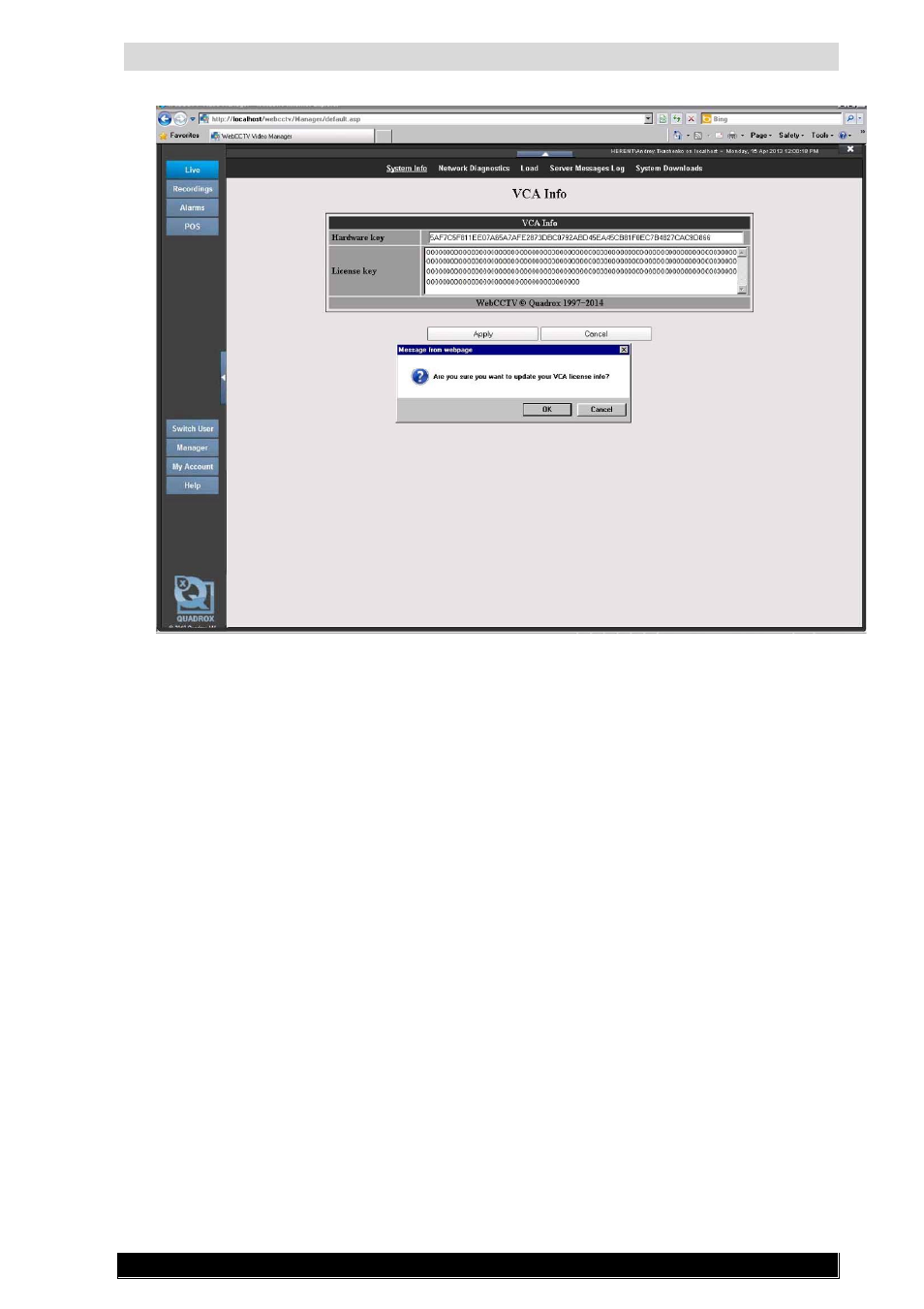 Vca installation and configuration manual | Quadrox VCA User Manual | Page 9 / 16
