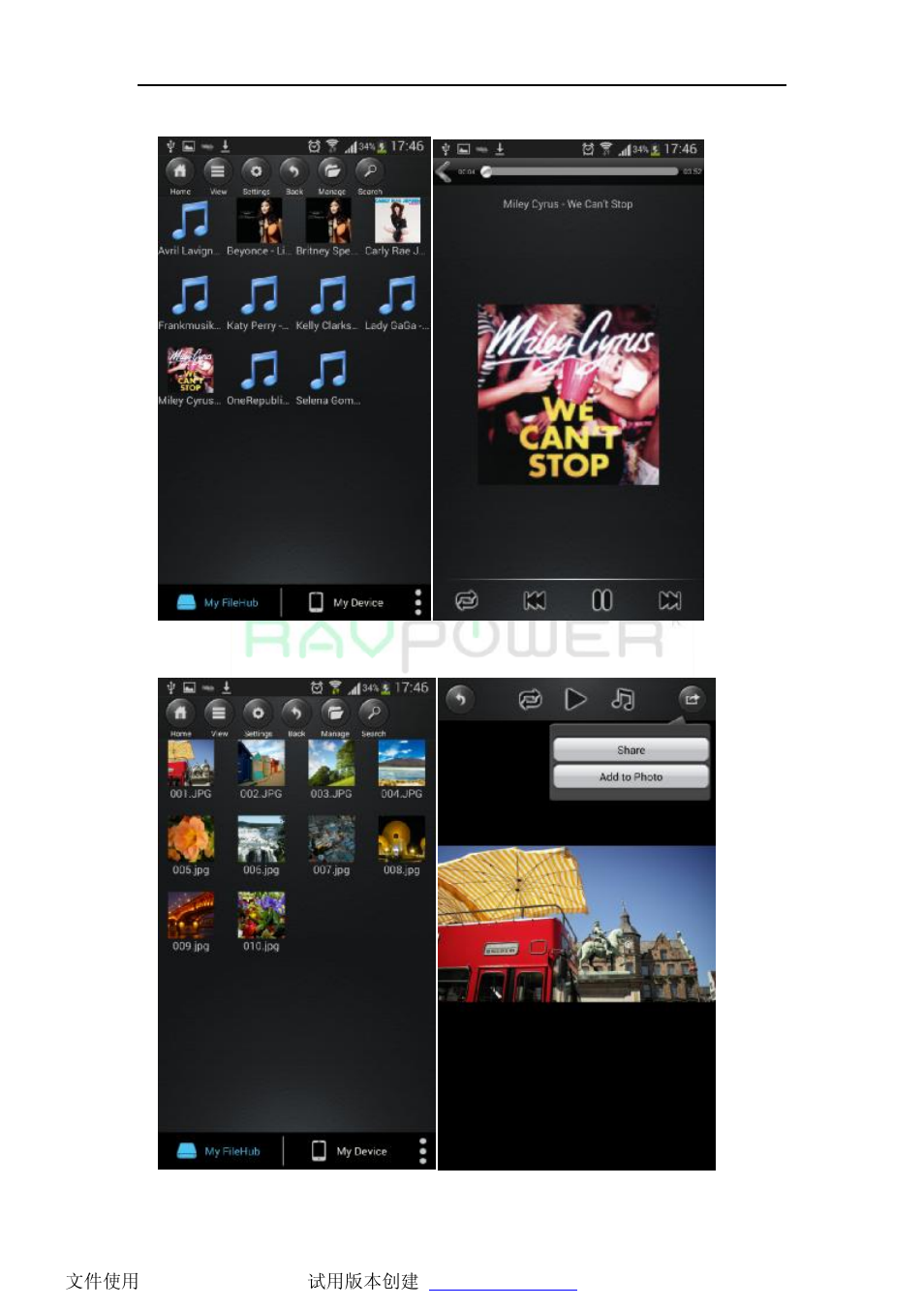 RAVPower RP-WD02 for Android User Manual | Page 4 / 11