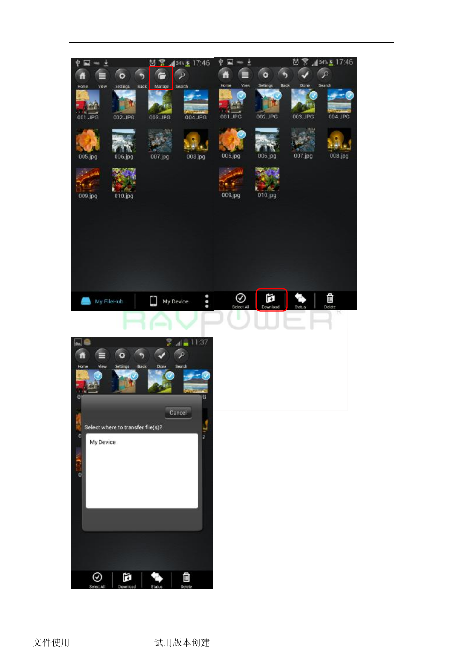 RAVPower RP-WD02 for Android User Manual | Page 6 / 11