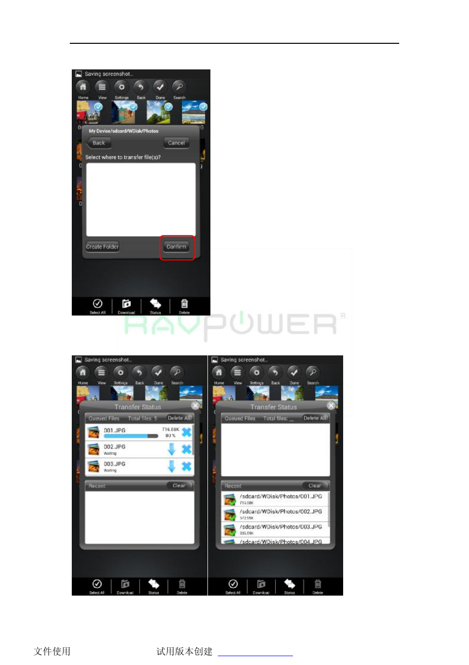 RAVPower RP-WD02 for Android User Manual | Page 7 / 11