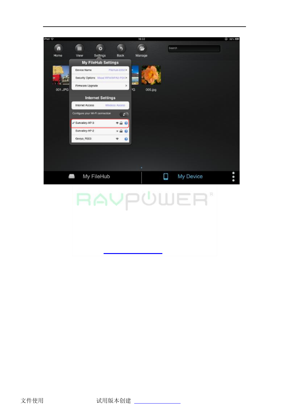 RAVPower RP-WD02 for Windows User Manual | Page 11 / 11