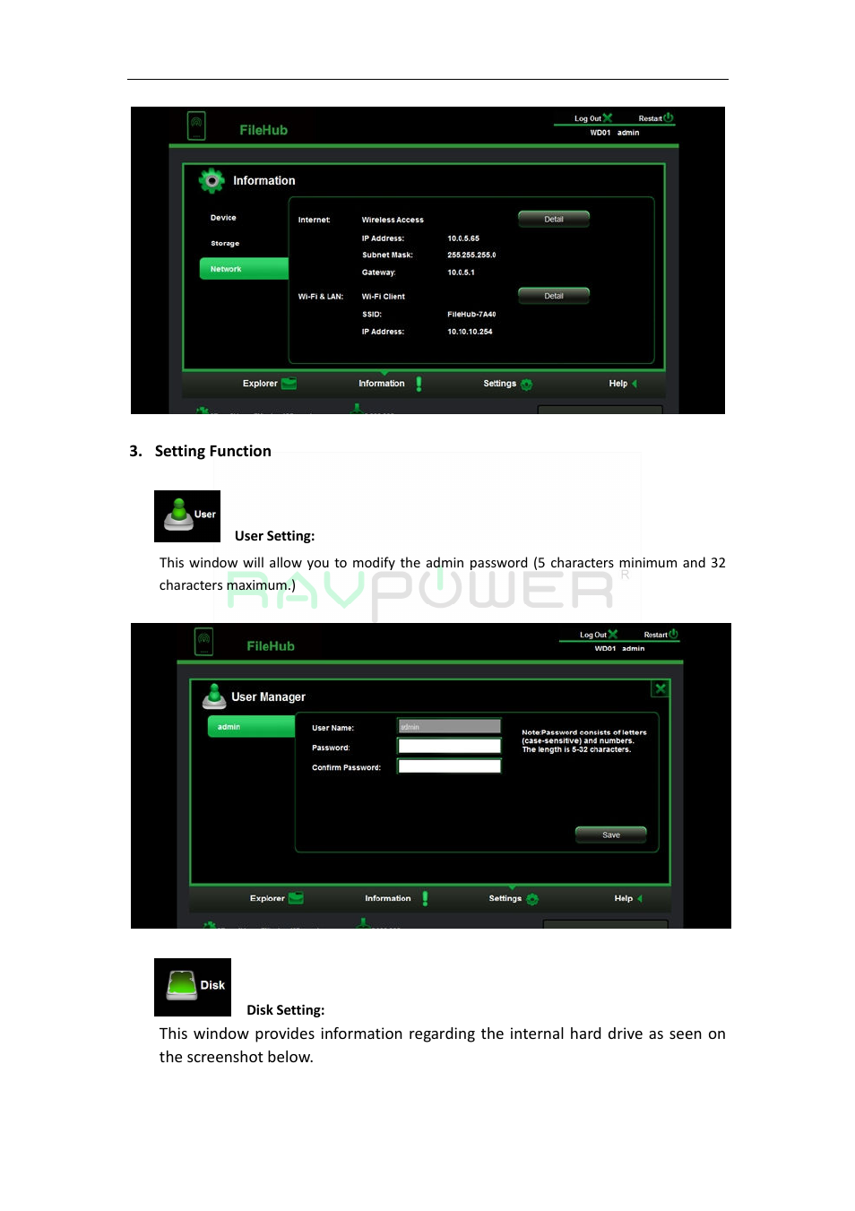 RAVPower RP-WD01 for Windows User Manual | Page 4 / 10