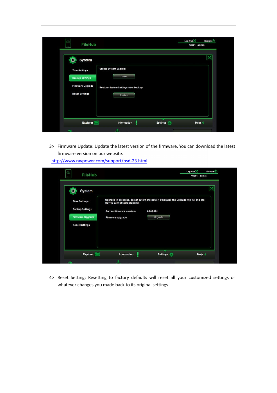 RAVPower RP-WD01 for Windows User Manual | Page 9 / 10