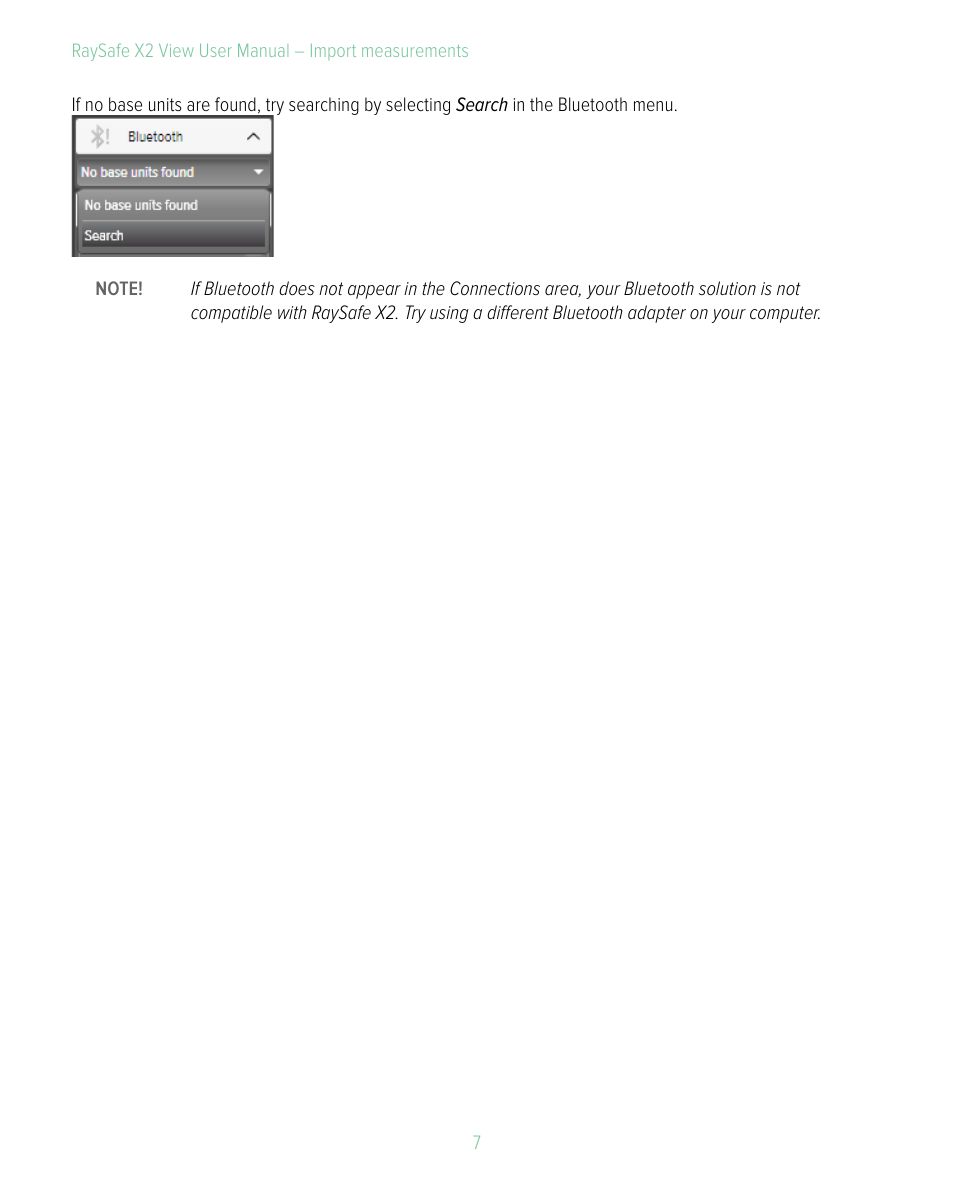 RaySafe X2 View User Manual | Page 7 / 18