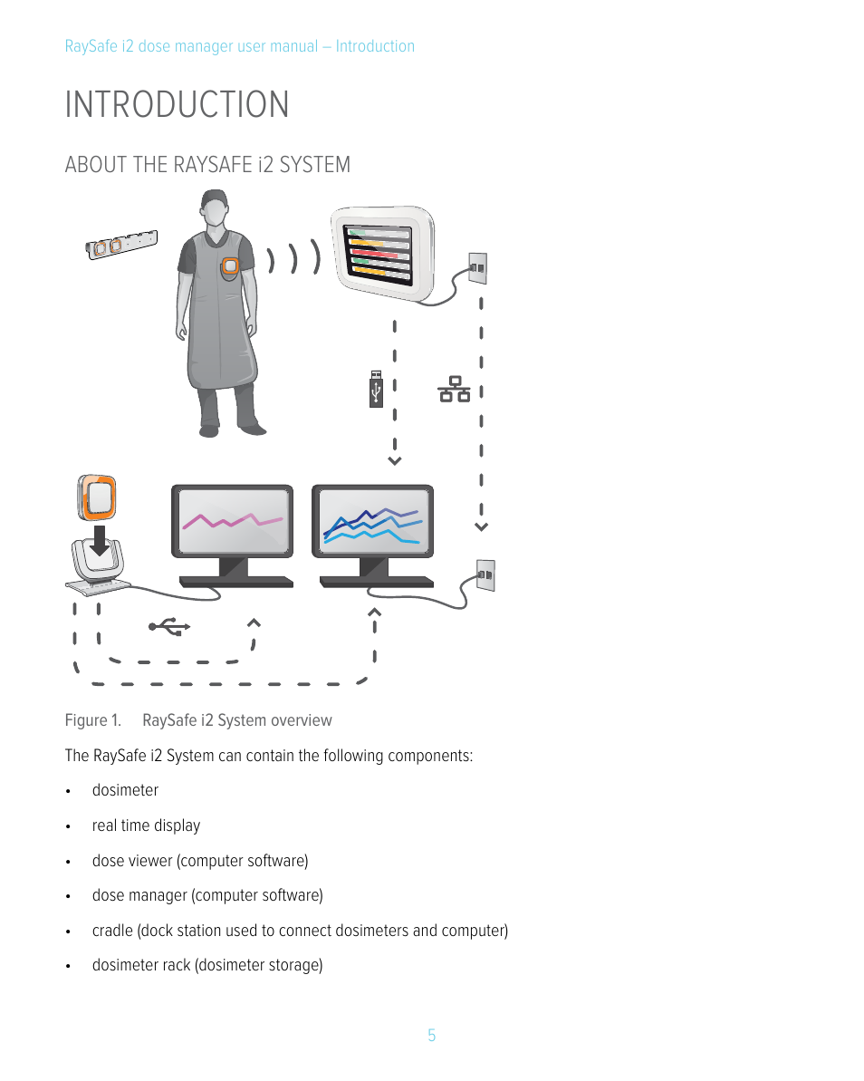 Introduction, About the raysafe i2 system | RaySafe i2 Dose Manager User Manual | Page 5 / 59